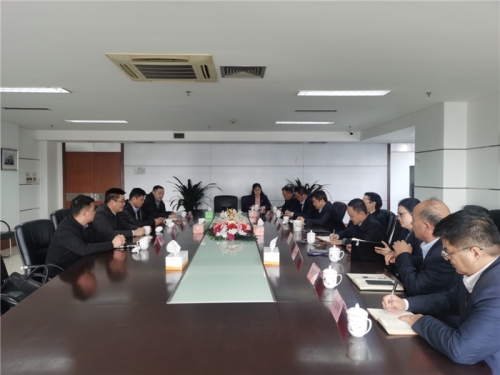 【领导关怀】市城投集团党委委员、副总经理沈卓恒一行赴尊龙凯时ag调研指导工作